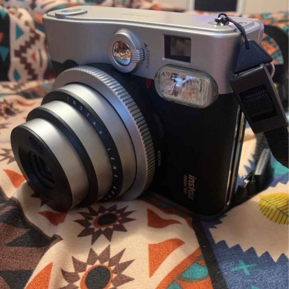 Black Instax Mini 90 Neo Instant Film Camera